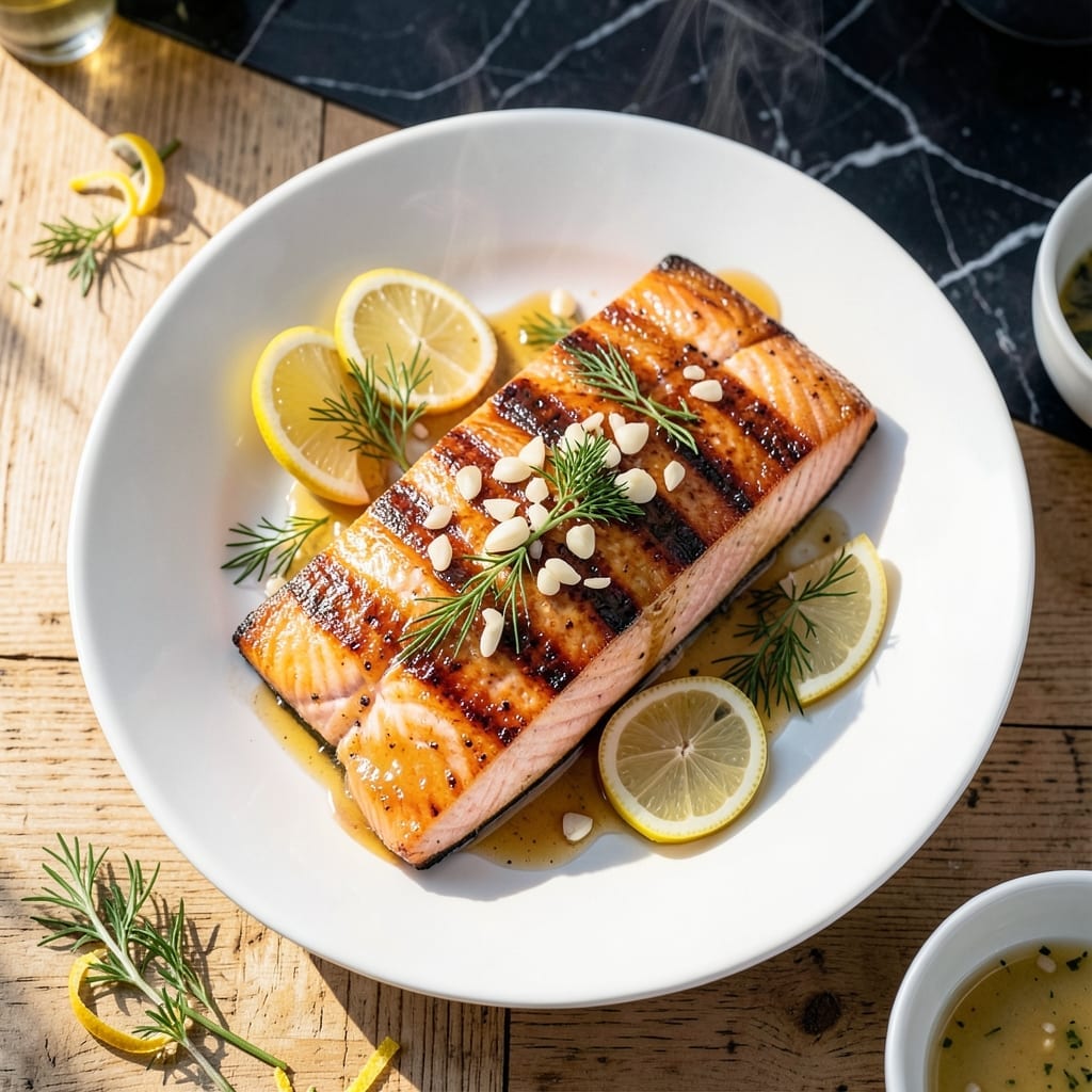 Grilled Salmon Recipe Lemon: Zesty Brightness With Flaky Perfection