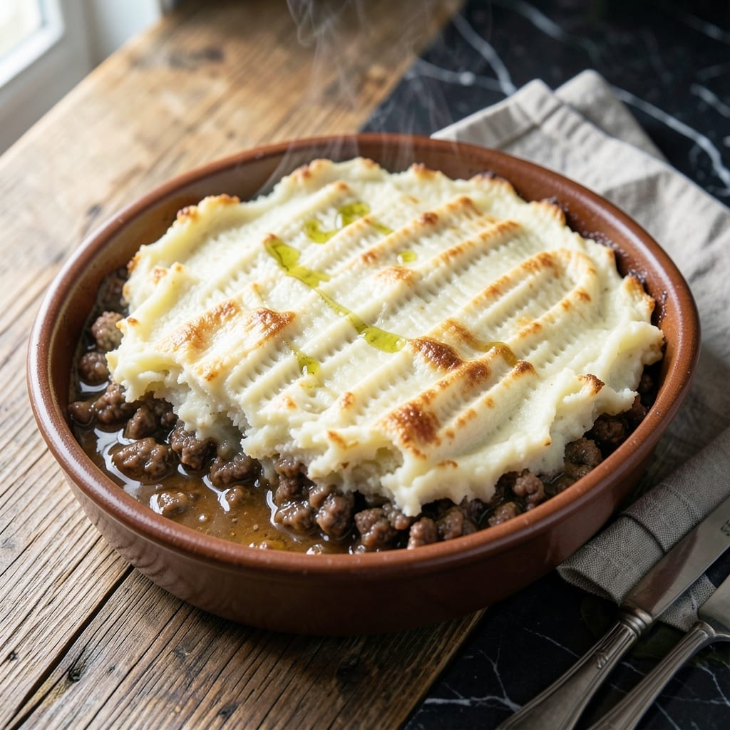 Shepherd's Pie Recipe No Veggies: Meaty Layers Under Golden Mash