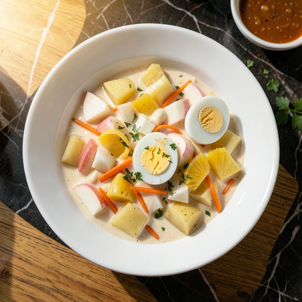 Korean Potato Salad Recipe Hawaii: Island-Style Creamy Crunch