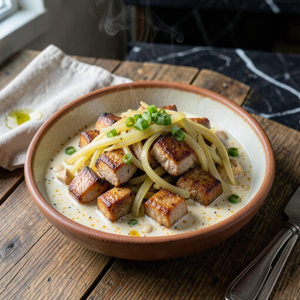 Ginataang Langka Recipe With Pork: Coconut Milk Braised Jackfruit and Pork Stew