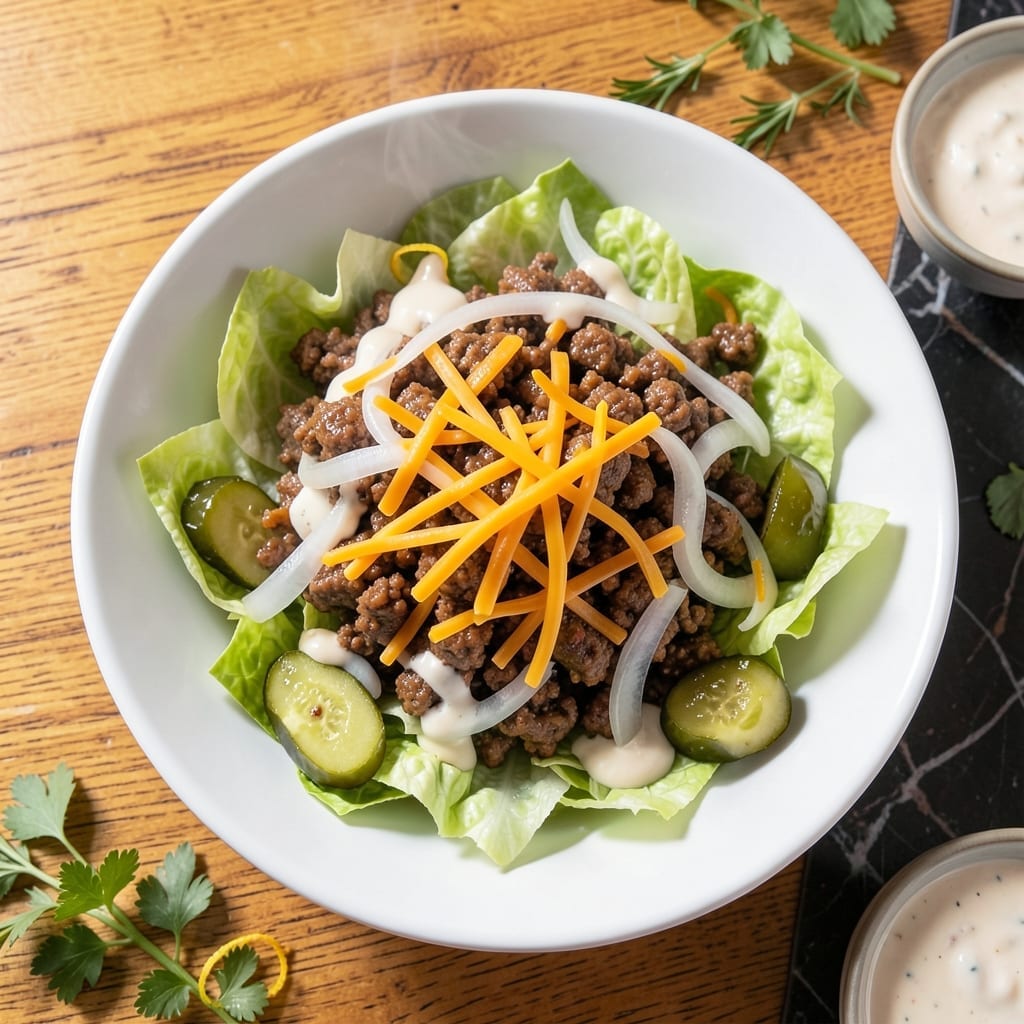 Big Mac Salad Recipe Weight Watchers: Low-Carb Twist on Fast Food Favorite