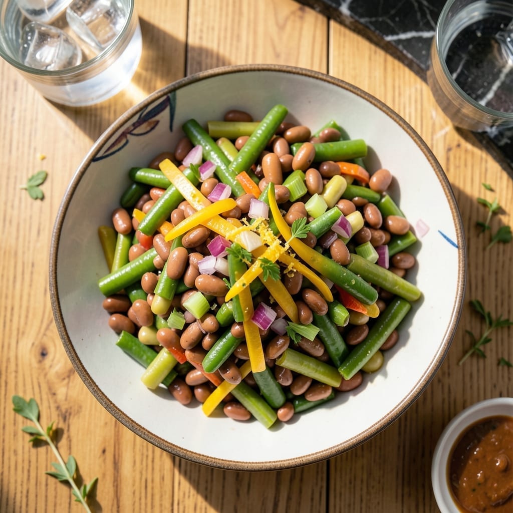 Recipe Bean Salad Mixed Beans: Vibrant Three-Bean Medley for Picnics