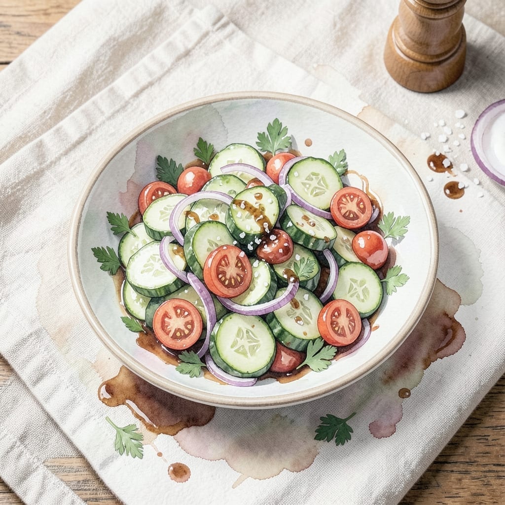 Cucumber Tomato Salad Recipe Balsamic Vinegar: Fresh Garden Medley With Tangy Dressing Cucumber Tomato Salad Recipe Balsamic Vinegar: Fresh Garden Medley With Tangy Dressing