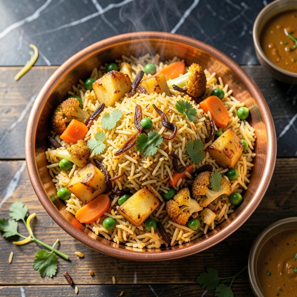 Veg Biryani Recipe In Punjabi Style