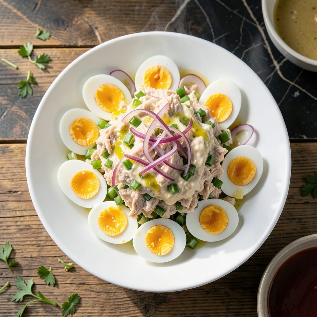 Tuna Salad Recipe With Hard Boiled Eggs: Creamy Texture With Protein Boost