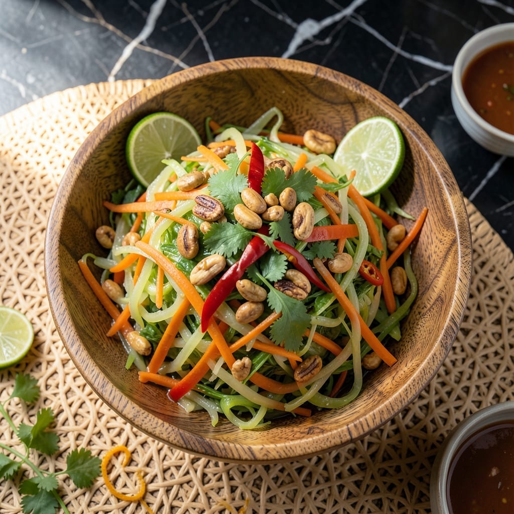 Green Papaya Salad Recipe Hawaii: Tropical Zing With Macadamia Crunch