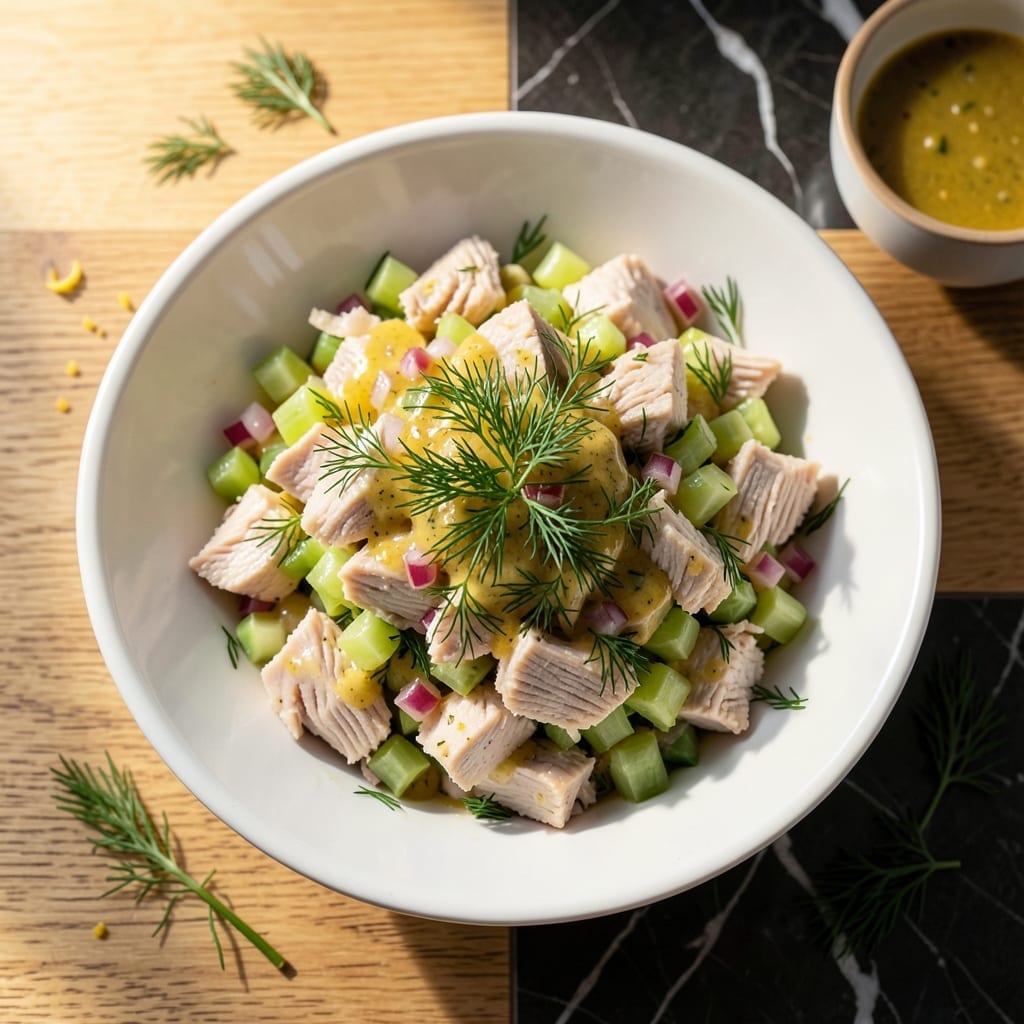 Tuna Salad Recipe With Mustard: Zesty Kick Without the Mayo Tuna Salad Recipe With Mustard: Zesty Kick Without the Mayo