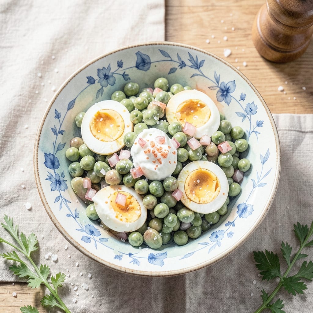 Southern Pea Salad Recipe With Egg and Sour Cream: Creamy Garden Freshness with a Twist