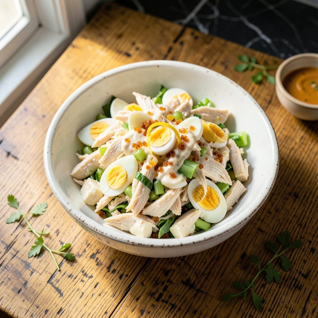 Southern Chicken Salad Recipe With Eggs: Hard-Boiled Eggs Add Richness Southern Chicken Salad Recipe With Eggs: Hard-Boiled Eggs Add Richness