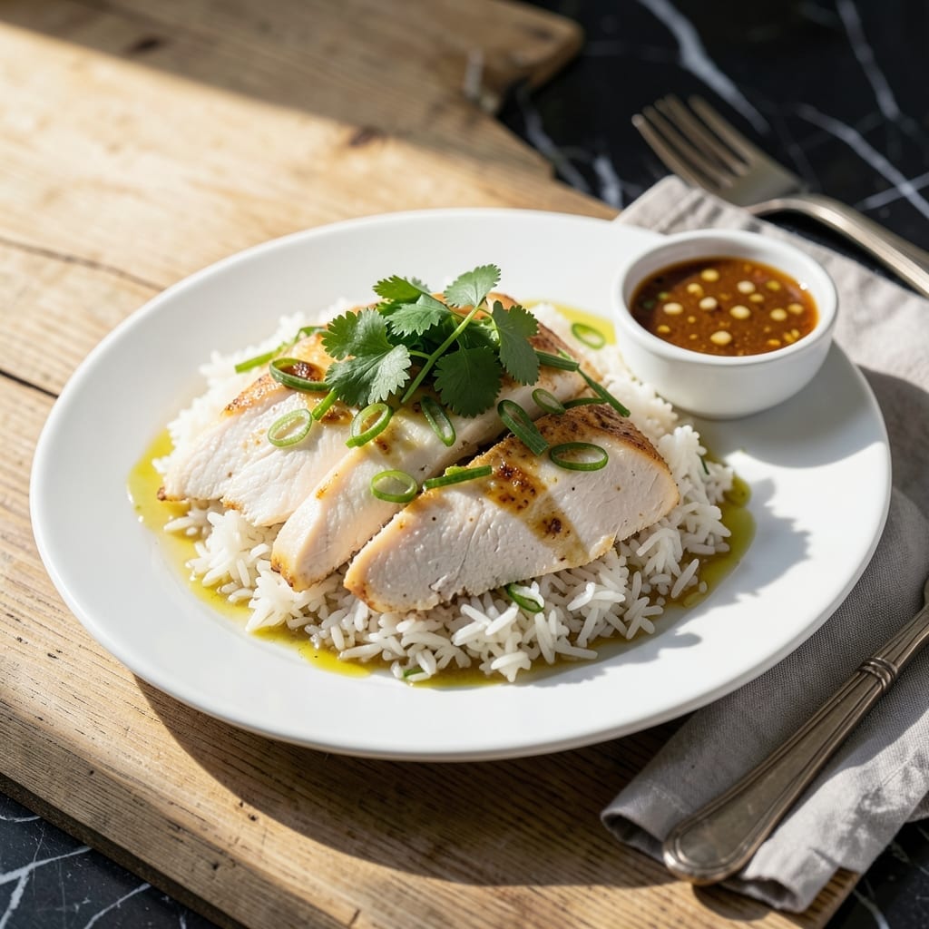 Khao Man Gai Recipe Cook's Country: Thai Poached Chicken With Ginger Sauce