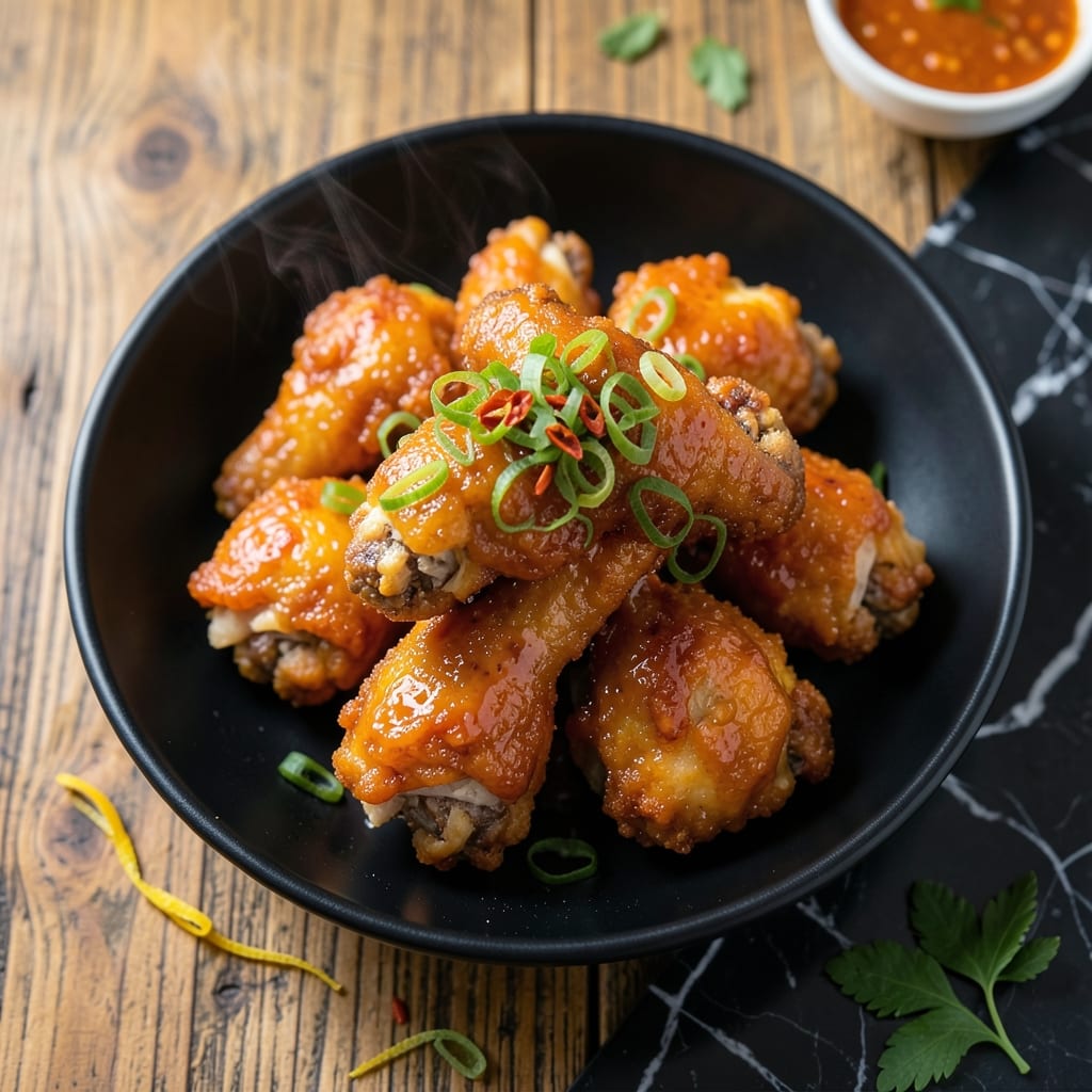 Orange Chicken Wings Recipe Fried: Citrus-Glazed Crispiness