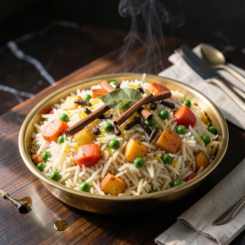 Veg Pulao Recipe Bengali Style: Aromatic Rice With Garden Vegetables Veg Pulao Recipe Bengali Style: Aromatic Rice With Garden Vegetables