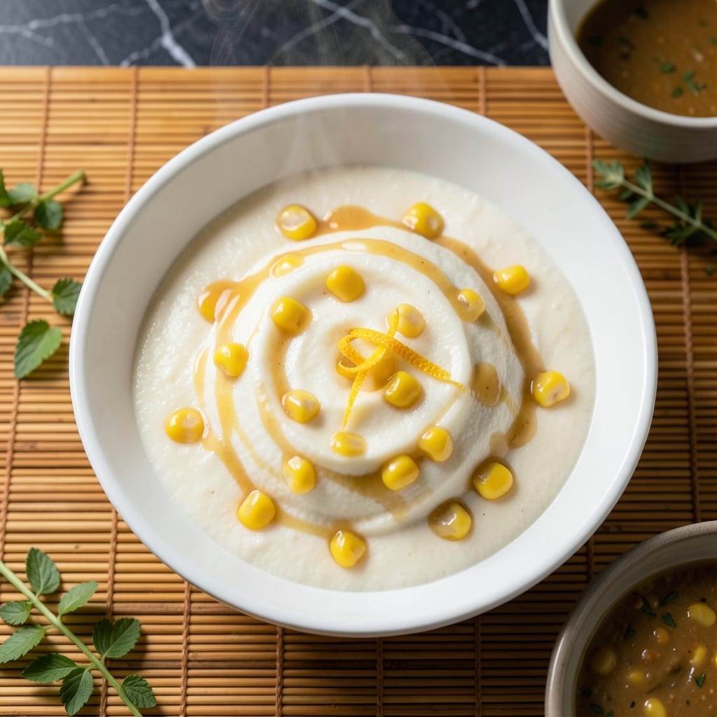 Recipe Making Maja Blanca: Filipino Coconut Pudding With Corn Kernels Recipe Making Maja Blanca: Filipino Coconut Pudding With Corn Kernels