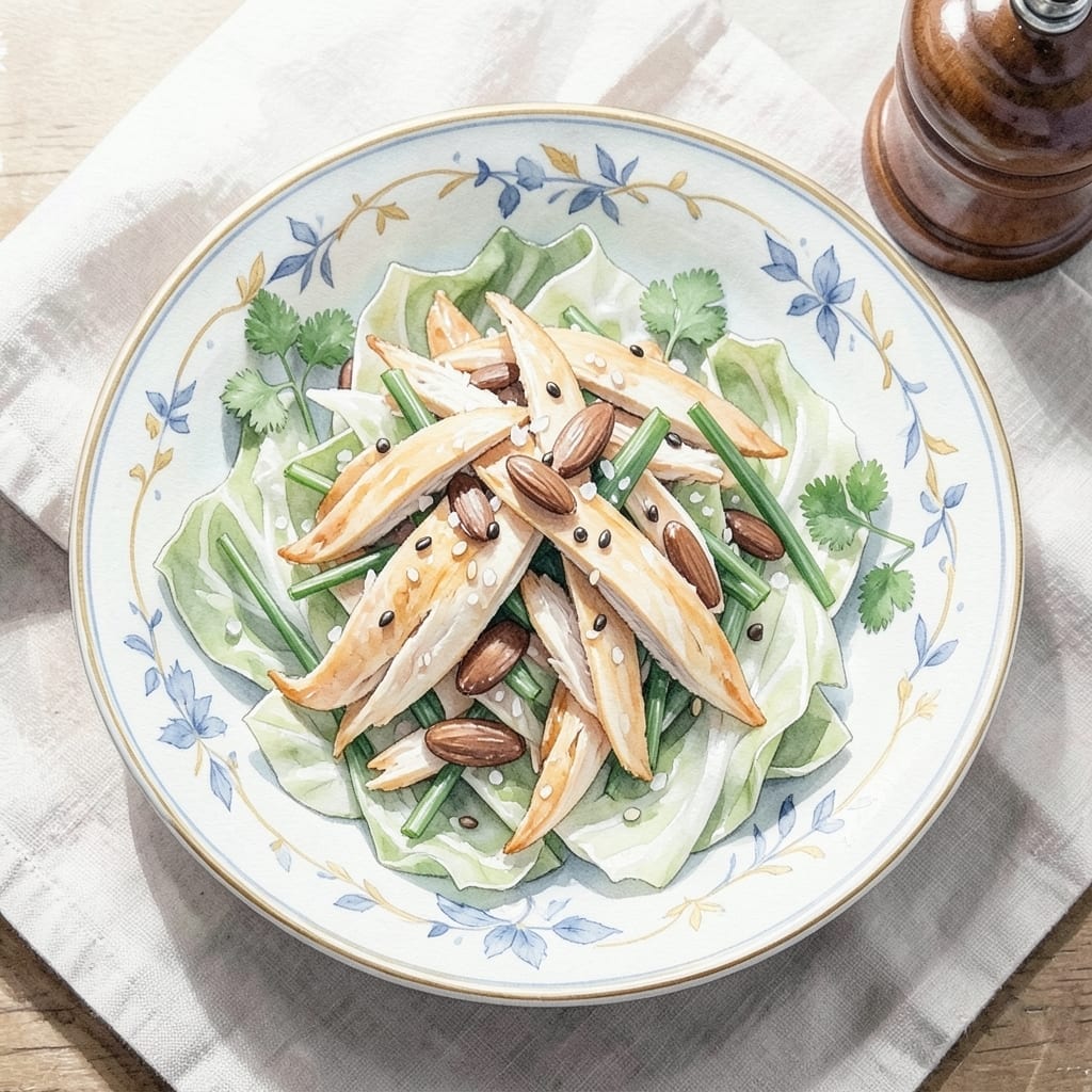 Asian Chicken Salad Recipe With Napa Cabbage: Crunchy Sesame-Ginger Freshness