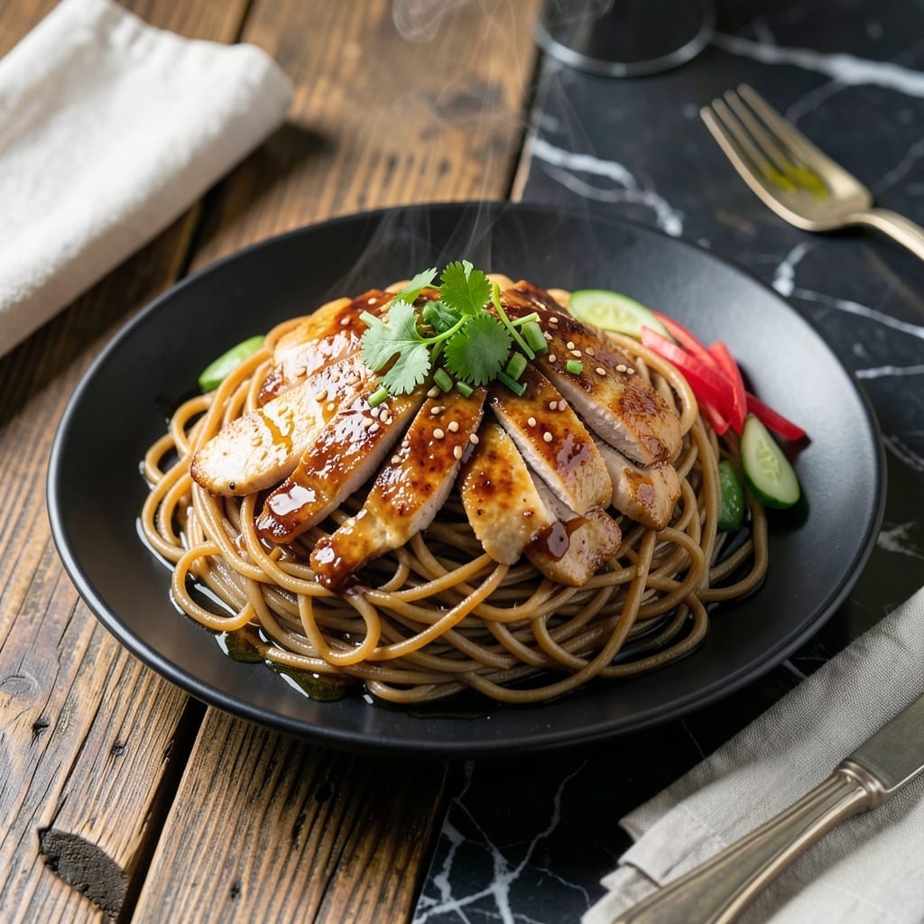 Soba Noodle Recipe Chicken: Nutty Buckwheat With Tender Protein