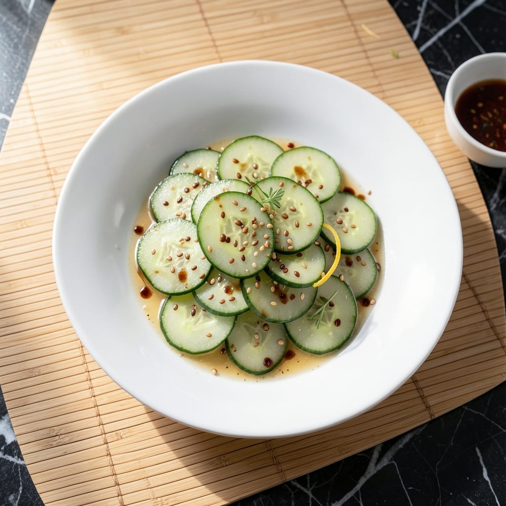 Japanese Cucumber Salad Recipe Sunomono: Refreshing Rice Vinegar Crunch