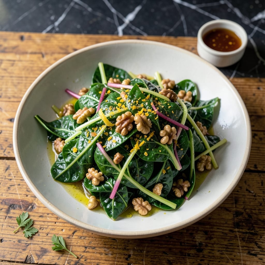 Recipe Swiss Chard Salad: Bright Lemon and Garlic Infusion