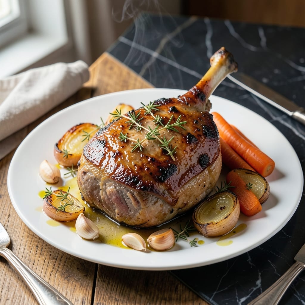 Leg Of Lamb Recipe Slow Cooker: Fall-Off-The-Bone Mediterranean Feast