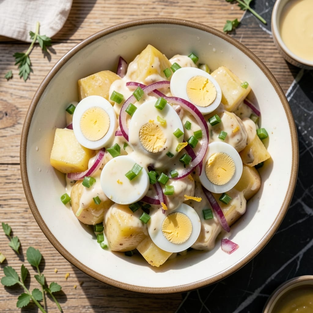 Old Fashioned Potato Salad Recipe With Mayonnaise: Nostalgic Creamy Crunch for Picnics