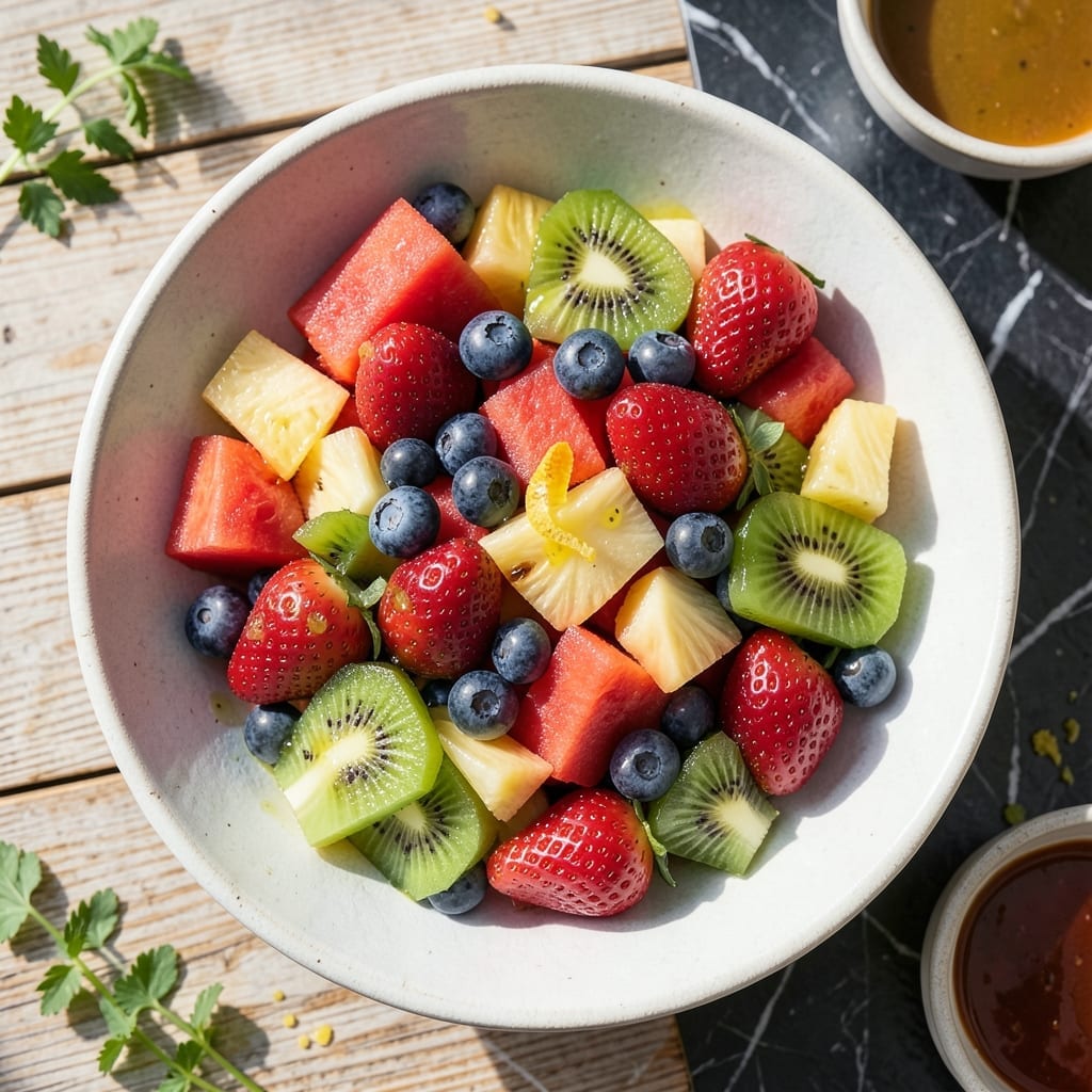 Fresh Fruit Salad Recipe With Watermelon: Vibrant Summer Medley in Minutes