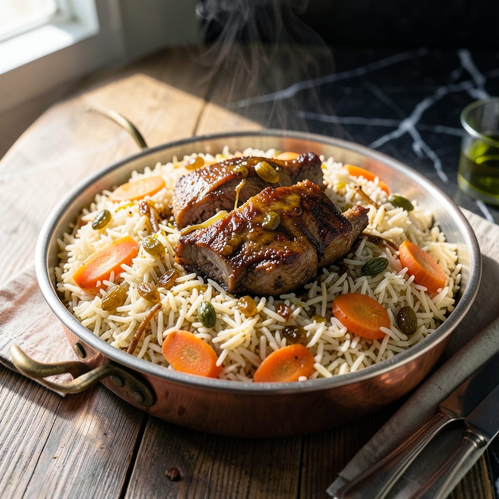 Kabuli Pulao Recipe by Food Fusion: Fragrant Afghan Rice With Caramelized Carrots