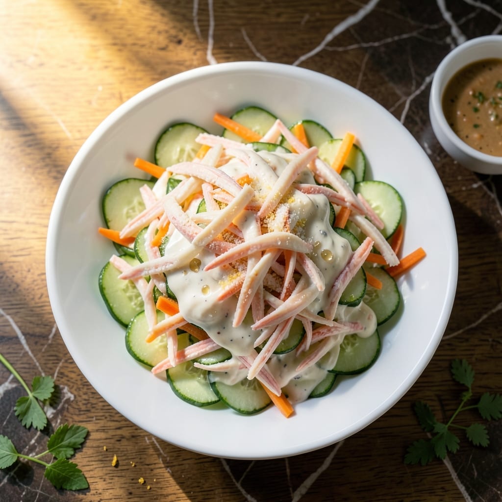 Kani Salad Recipe Panlasang Pinoy: Crisp Crab Stick and Cool Cucumber Harmony