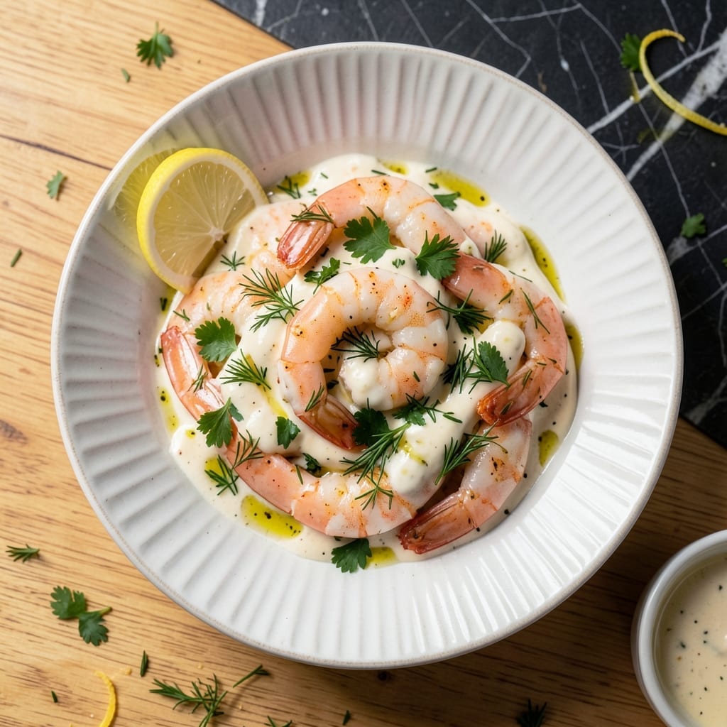 Recipe for Cold Shrimp Salad: Chilled Citrus and Herb Infusion
