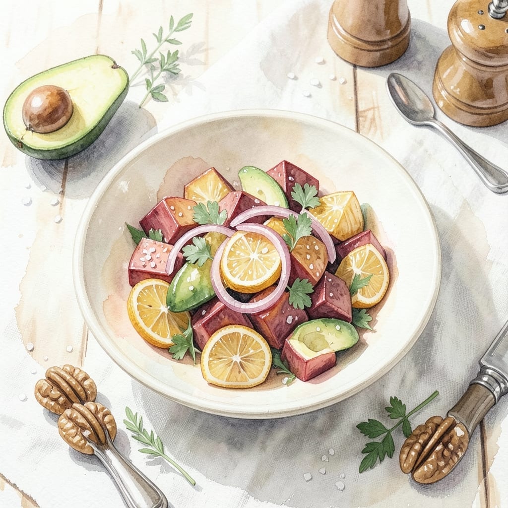 Beetroot Salad Recipe Vegan: Earthy Sweetness With Citrus Zing