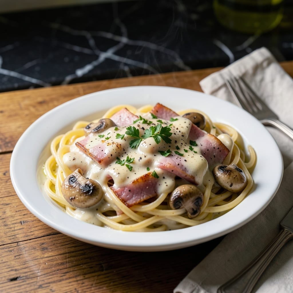 Ham Tetrazzini Recipe Easy: No-Fuss Creamy Pasta with Ham