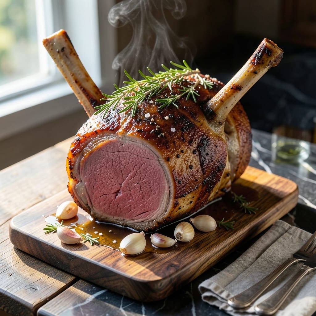 Perfect Standing Rib Roast Recipe 500 Degrees: Reverse Sear for Even Cooking
