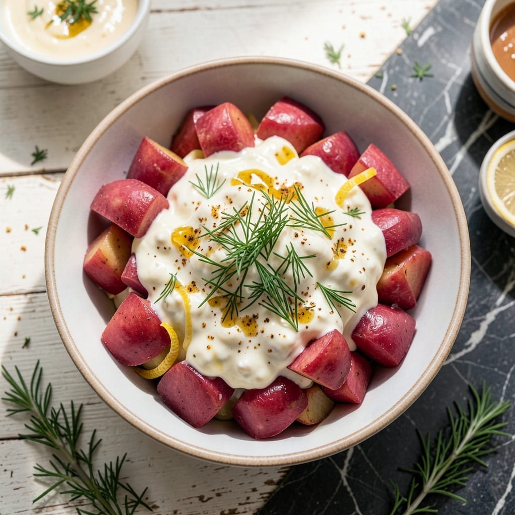 Potato Salad Recipe Using Red Potatoes: Creamy Herb-Infused Picnic Classic