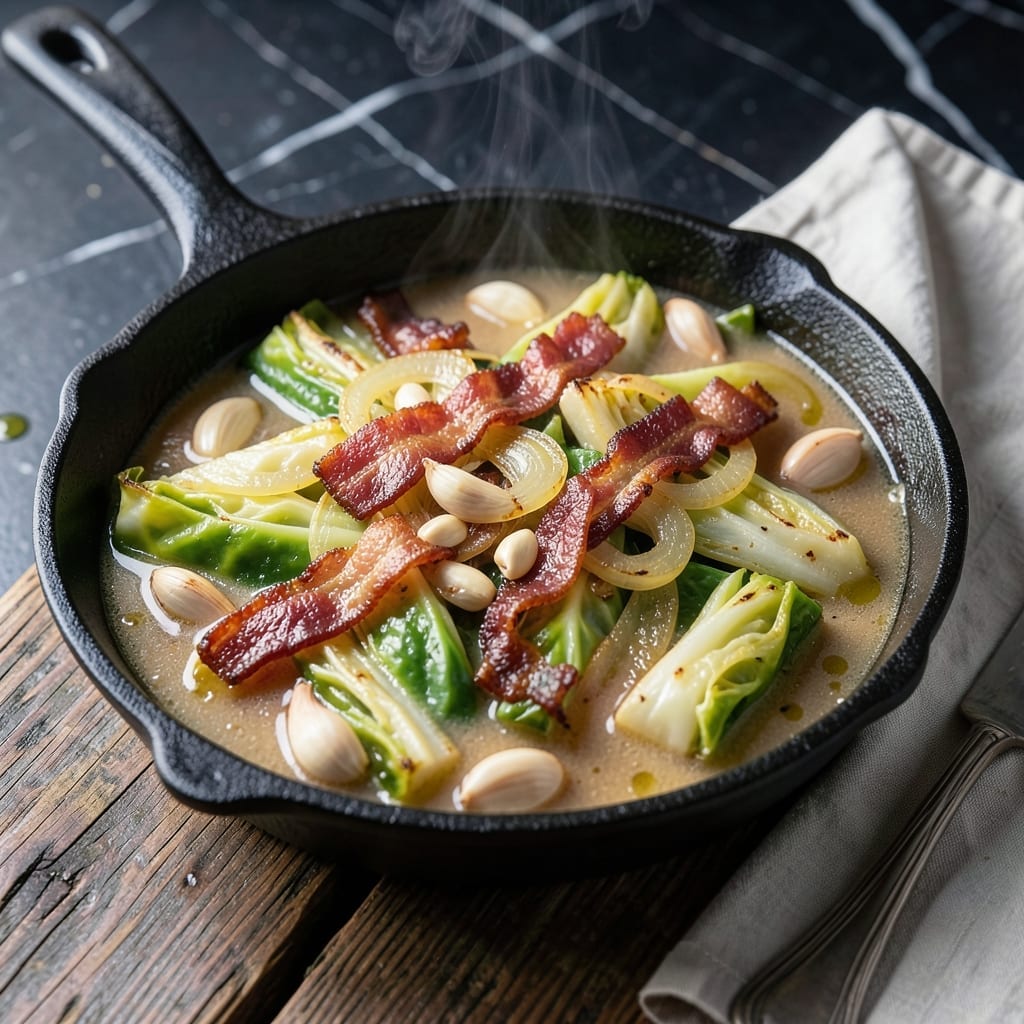 Fried Cabbage Recipe With Chicken Broth: Savory Southern-Style Skillet Dish Fried Cabbage Recipe With Chicken Broth: Savory Southern-Style Skillet Dish