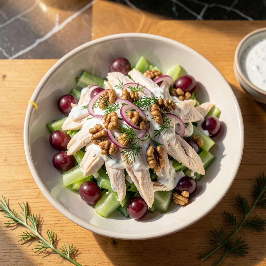 Healthy Chicken Salad Recipe With Greek Yogurt: Light and Creamy Protein Boost Healthy Chicken Salad Recipe With Greek Yogurt: Light and Creamy Protein Boost