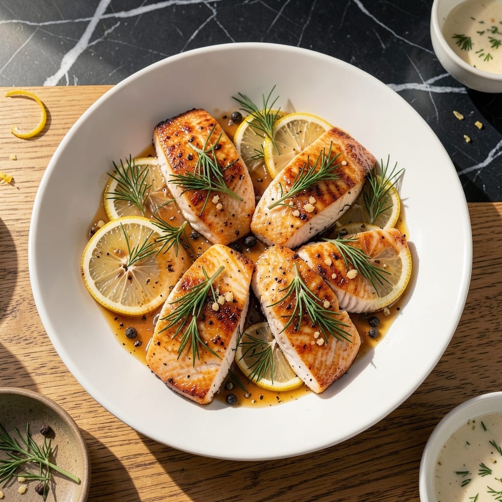 Lemon Salmon Recipe Air Fryer: Flaky Fillets with Zesty Crisp