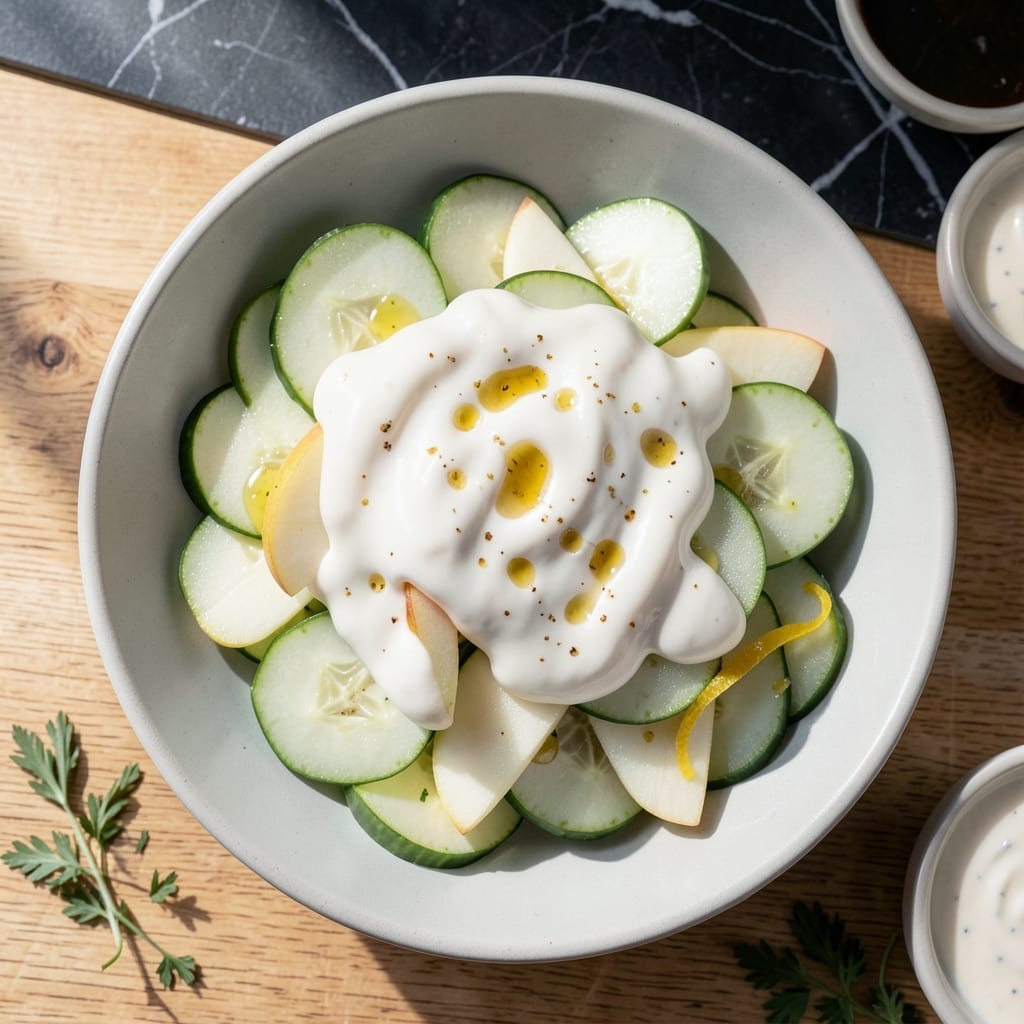 Cucumber Apple Salad Recipe With Mayonnaise: Crisp Orchard Freshness Cucumber Apple Salad Recipe With Mayonnaise: Crisp Orchard Freshness