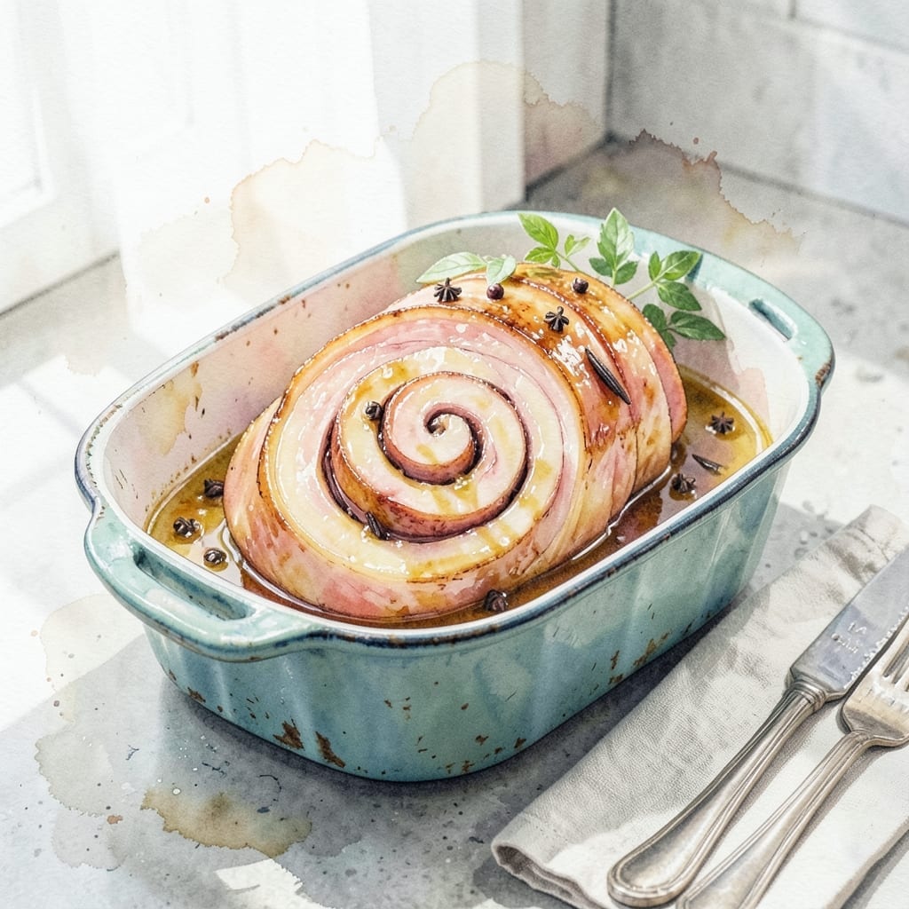 Spiral Ham Recipe in Roaster: Brown Sugar Glaze With Effortless Carving