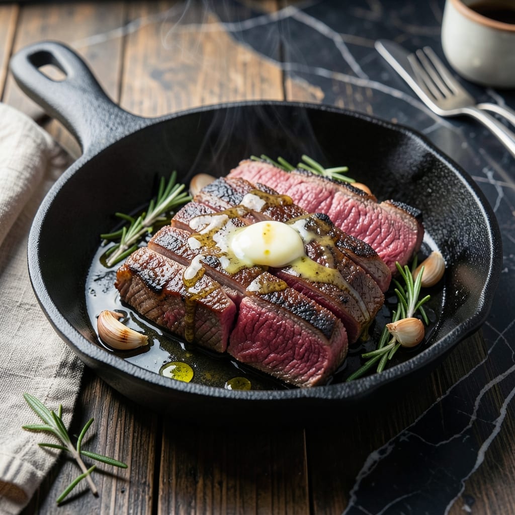 Hanger Steak Recipe Cast Iron: Smoky Crust With Rich Beefy Flavor