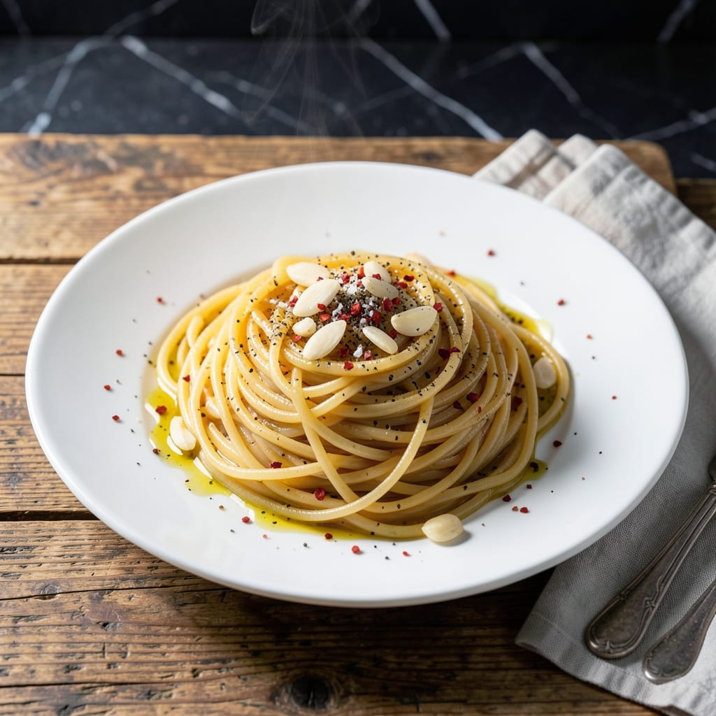 Pasta Recipe 855309: Al Dente Bites With Garlic Olive Oil