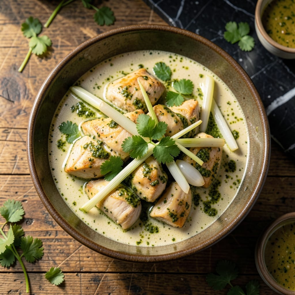 Jamie Oliver's Green Thai Chicken Curry Recipe: Aromatic Coconut Infusion
