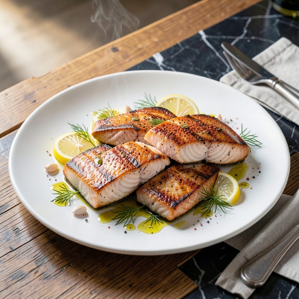 Broil Salmon Recipe With Skin: Crispy Skin and Flaky Flesh in Minutes