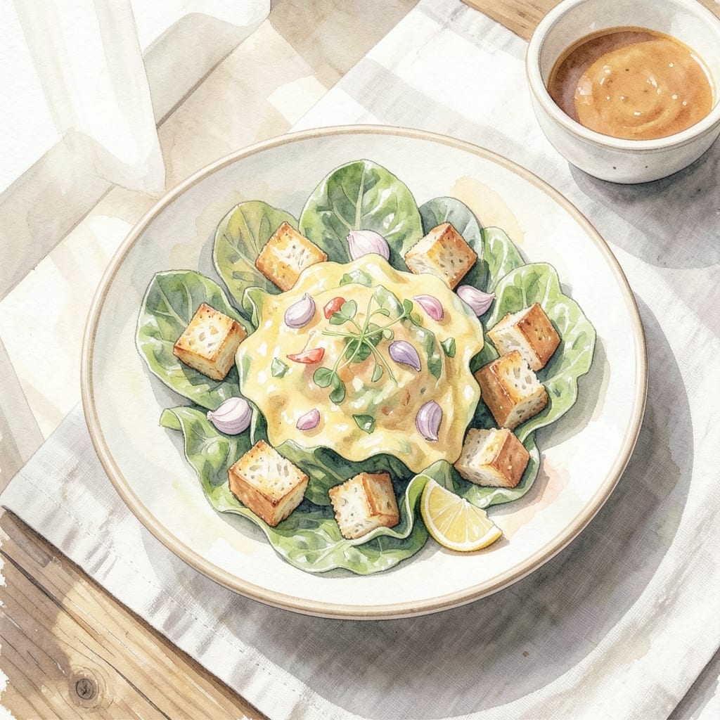 Caesar Salad Recipe Veg: Classic Creaminess With Plant-Based Twist