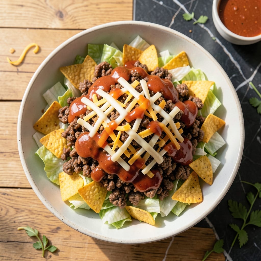 Kraft Taco Salad Recipe Catalina Dressing: Nostalgic Layers With Zesty Crunch