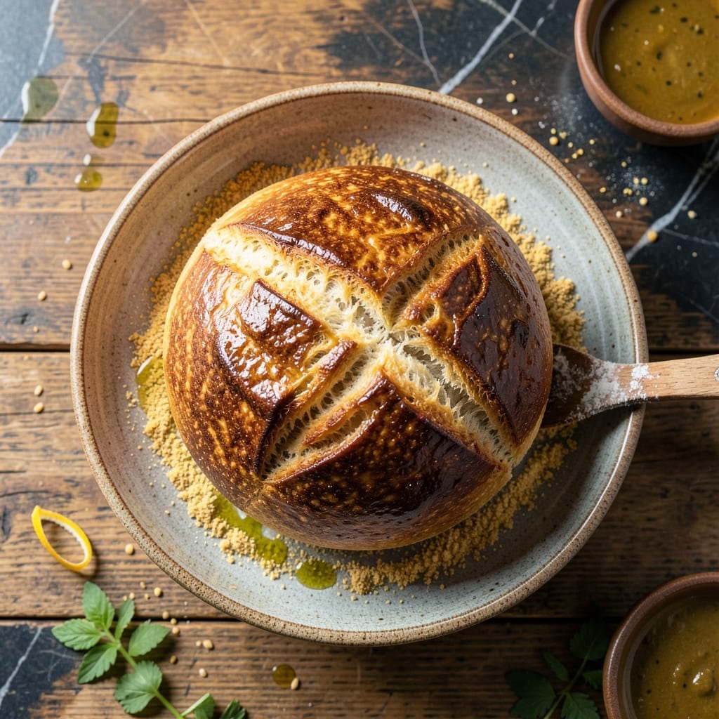 Water Bread Recipe Easy: No-Knead Crust in 60 Minutes