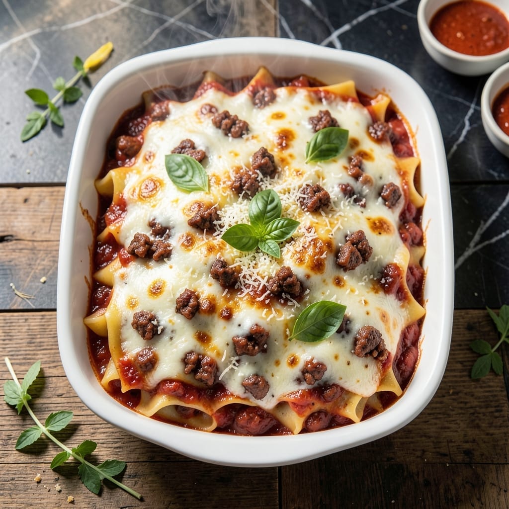 Lasagna Recipe With Ricotta Cheese and Italian Sausage: Three-Layered Comfort Bake