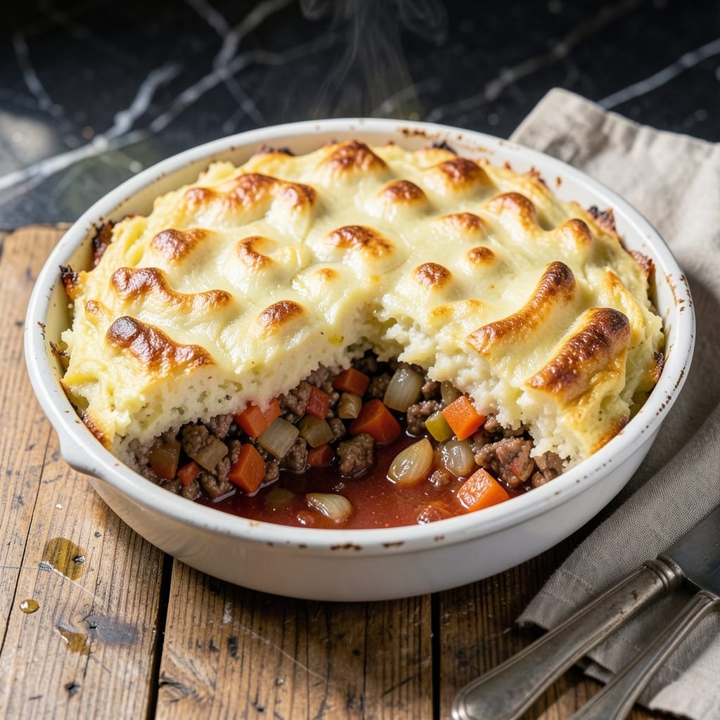 Recipe For Authentic Shepherd's Pie: Traditional British Layers of Savory Meat and Creamy Mash