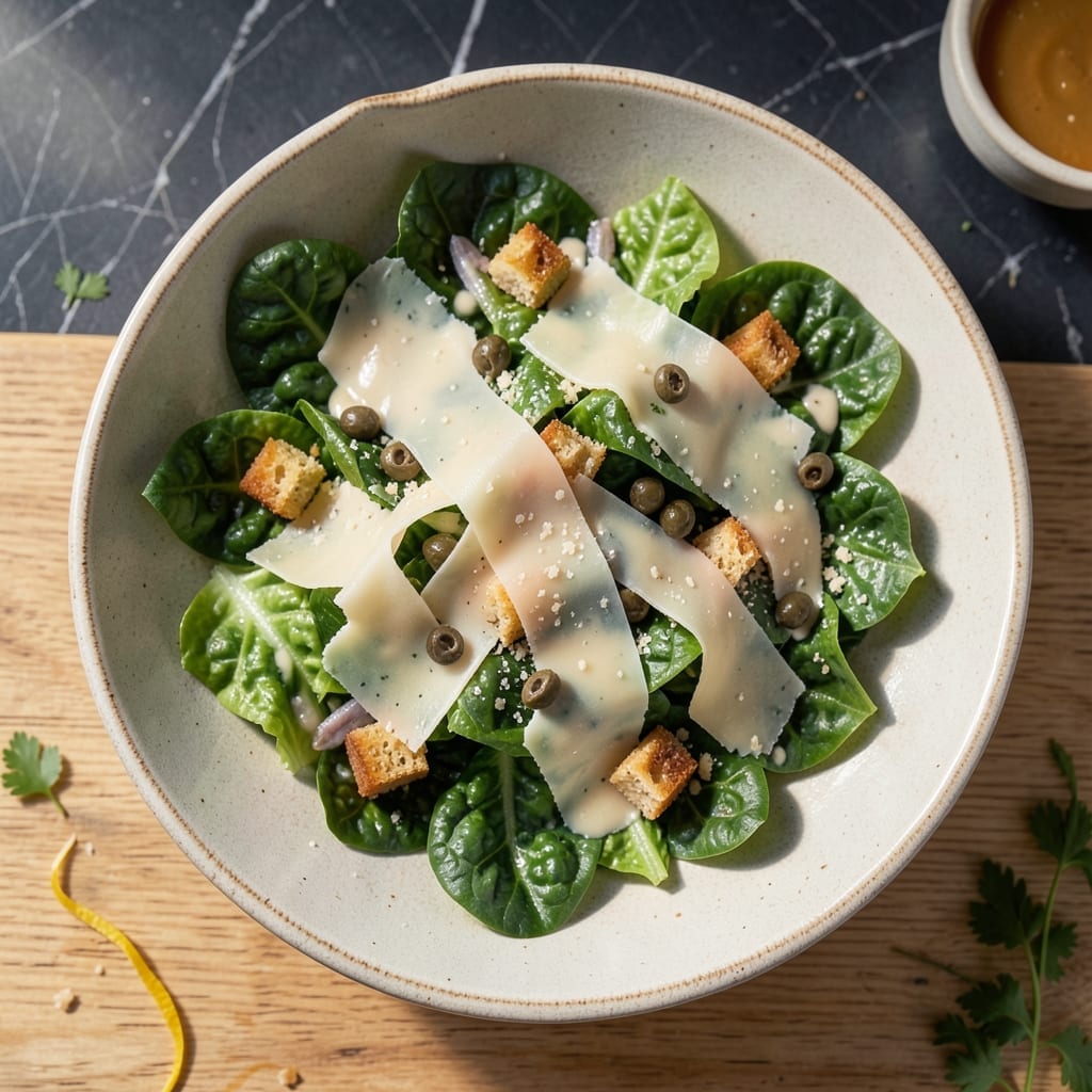 Caesar Salad Recipe With Capers: Briny Twist on the Classic Caesar Salad Recipe With Capers: Briny Twist on the Classic