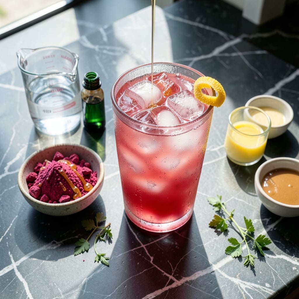 Starbucks Refresher Recipe Card: Barista-Style Iced Energy Boost