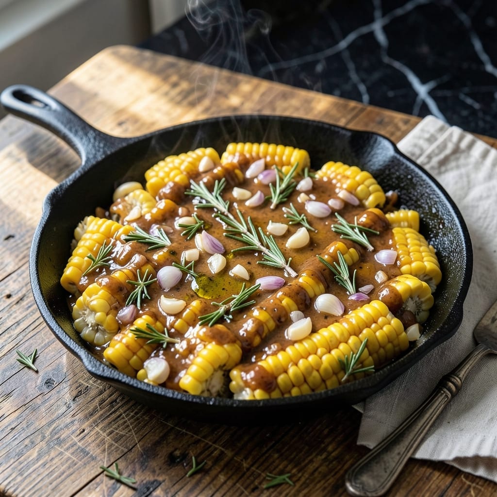 Recipe For Corn For Thanksgiving: Buttery Golden Kernels With Herb Infusion