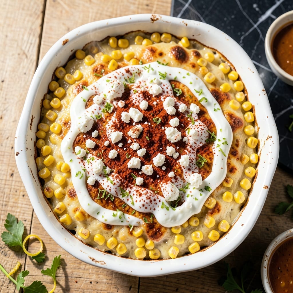 Elote Casserole Recipe Easy: Cheesy Corn Bake With Smoky Depth