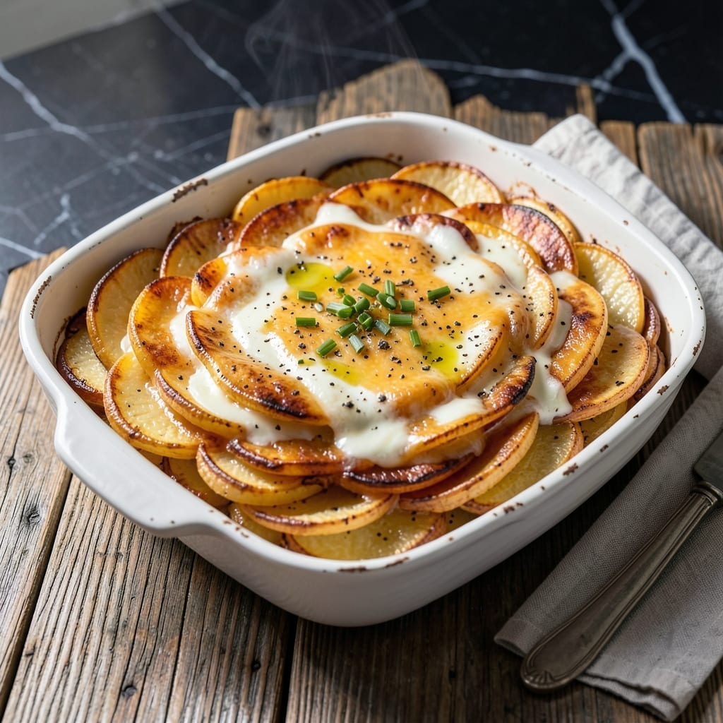 Recipe for Scalloped Potatoes for Two: Intimate Cheesy Layers Without Leftovers